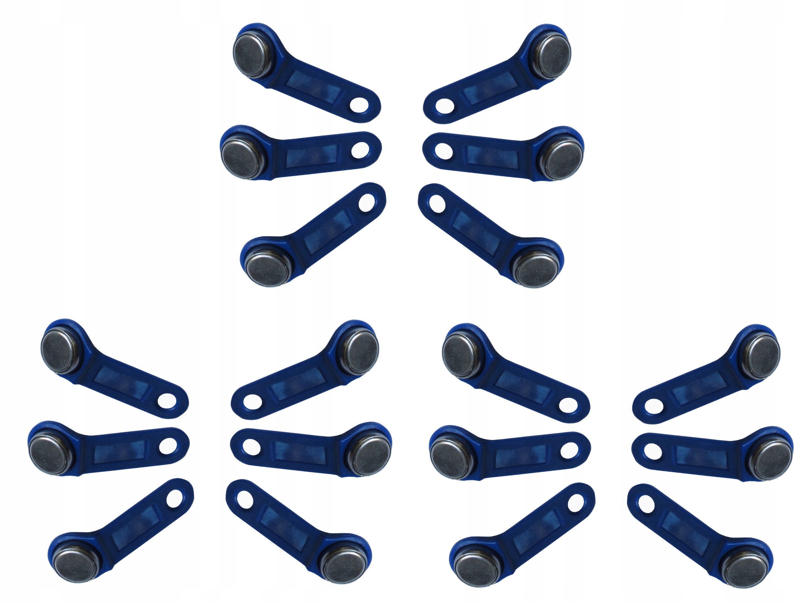 Přívěsek Na Klíče Pastilka pro Dallas iButton TM1990 Cyfral Laskomex modrá 300 ks