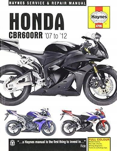 HONDA CBR600RR MOTORCYCLE REPAIR MANUAL - Anon (KS