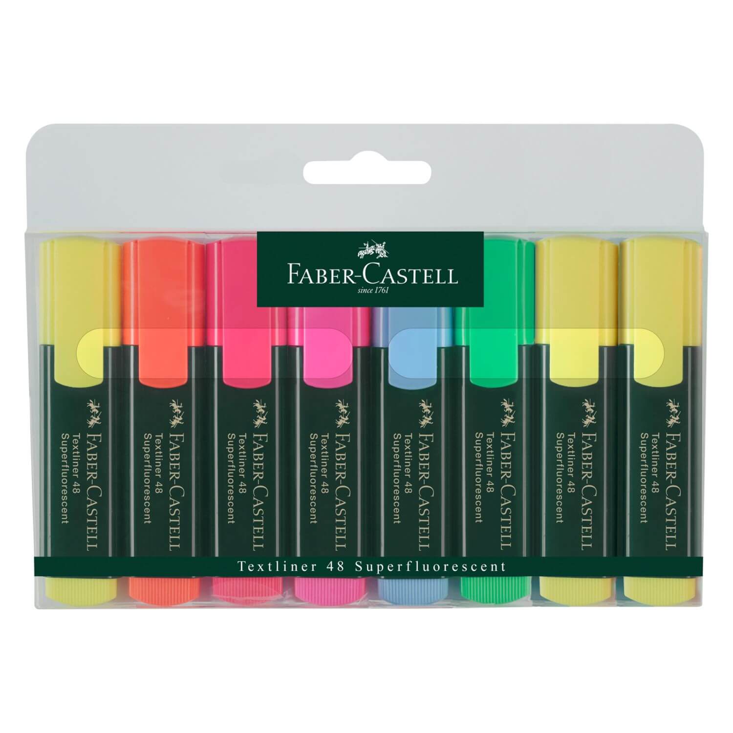 

Zakreślacze Faber Castell 1548 zestaw 8 sztuk