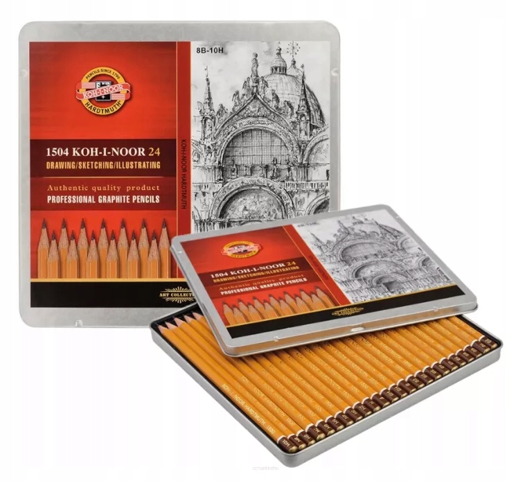 Sada skicovacích tužek Koh-I-Noor 24ks