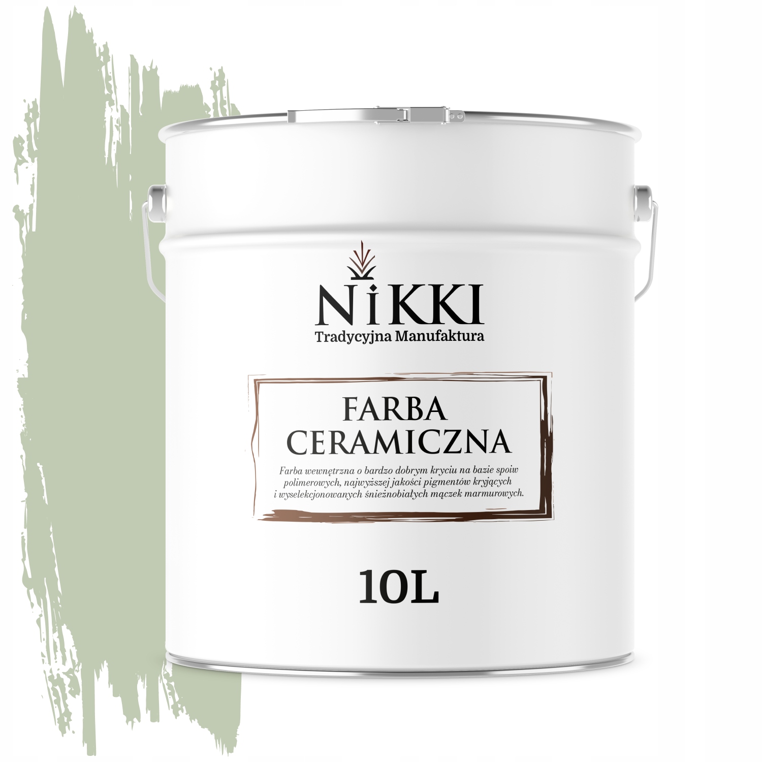 Keramická Stropná Farba Olivová H2055 Hlboká Matná Na Steny 10 L