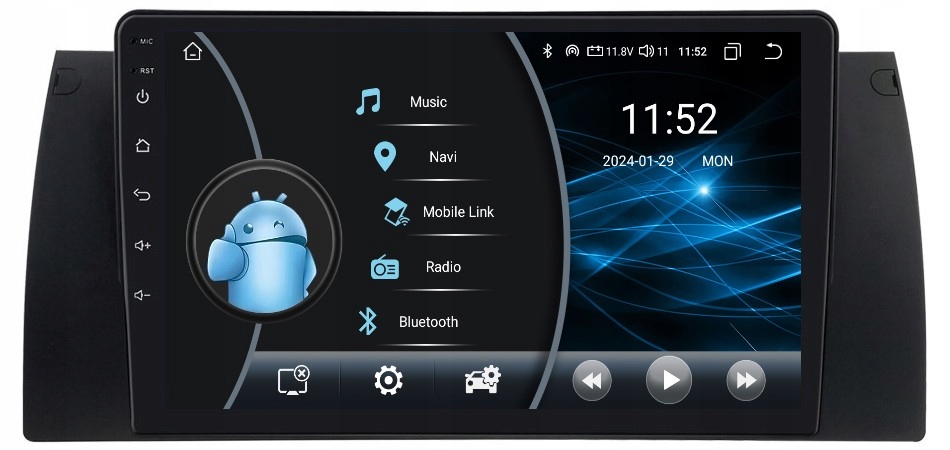 Navigace Rádio 2DIN Android Bmw X5 E53 2/32 Gb Dsp Carplay Lte