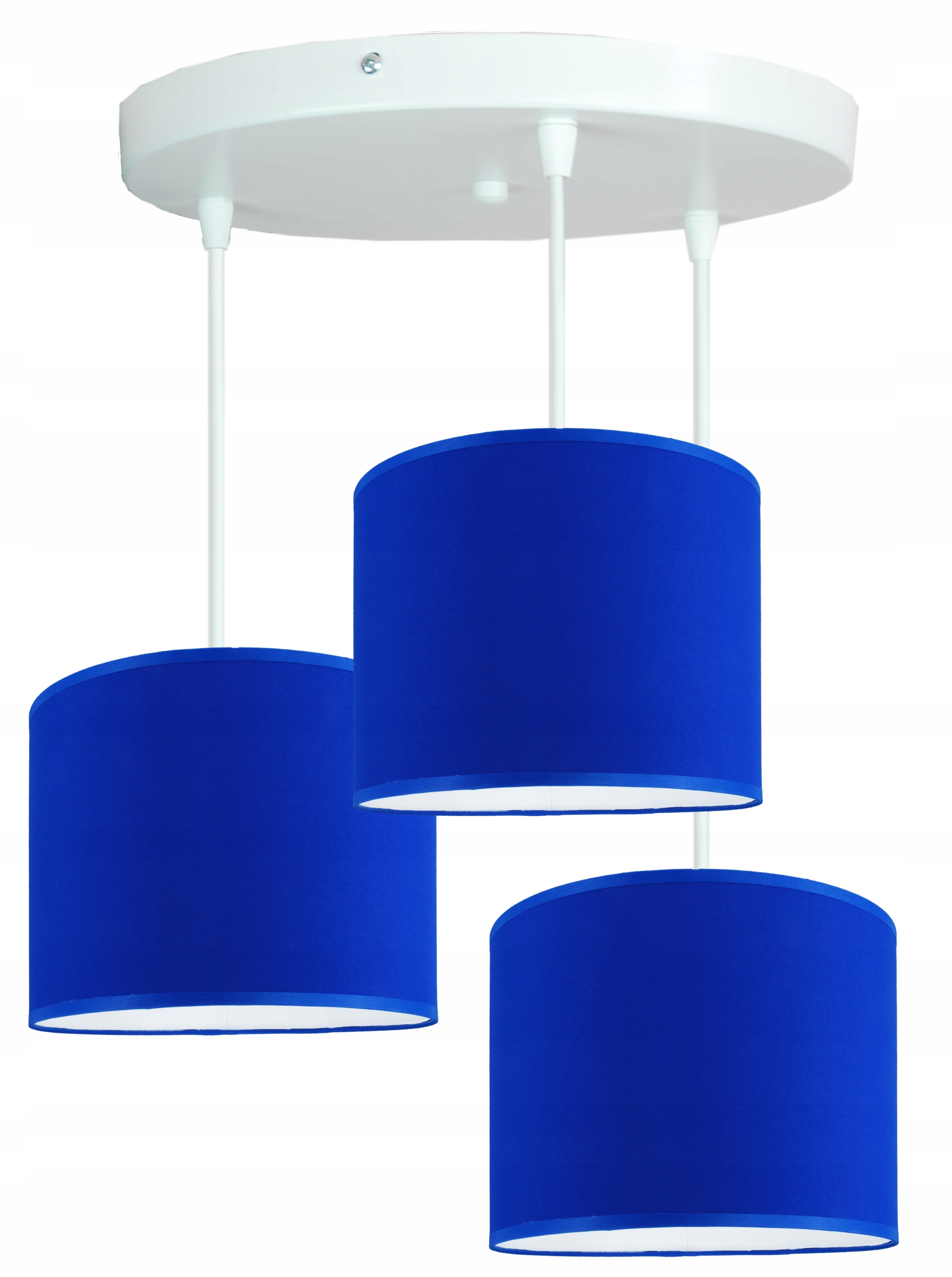 Moderní závěsná lampa, stropní lustr, módní stínidlo 20 cm, modrý Led