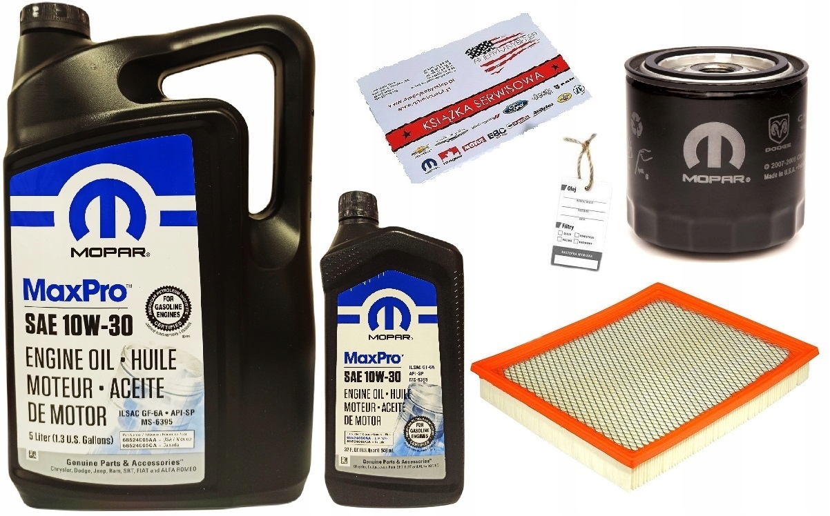 MOPAR 10W30 + FILTRY GRAND CHEROKEE 4,0 99-04