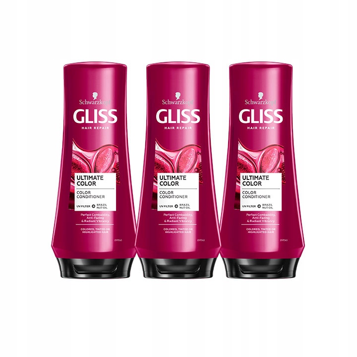 

Gliss Color Protect Shine odżywka do włosów 3x200