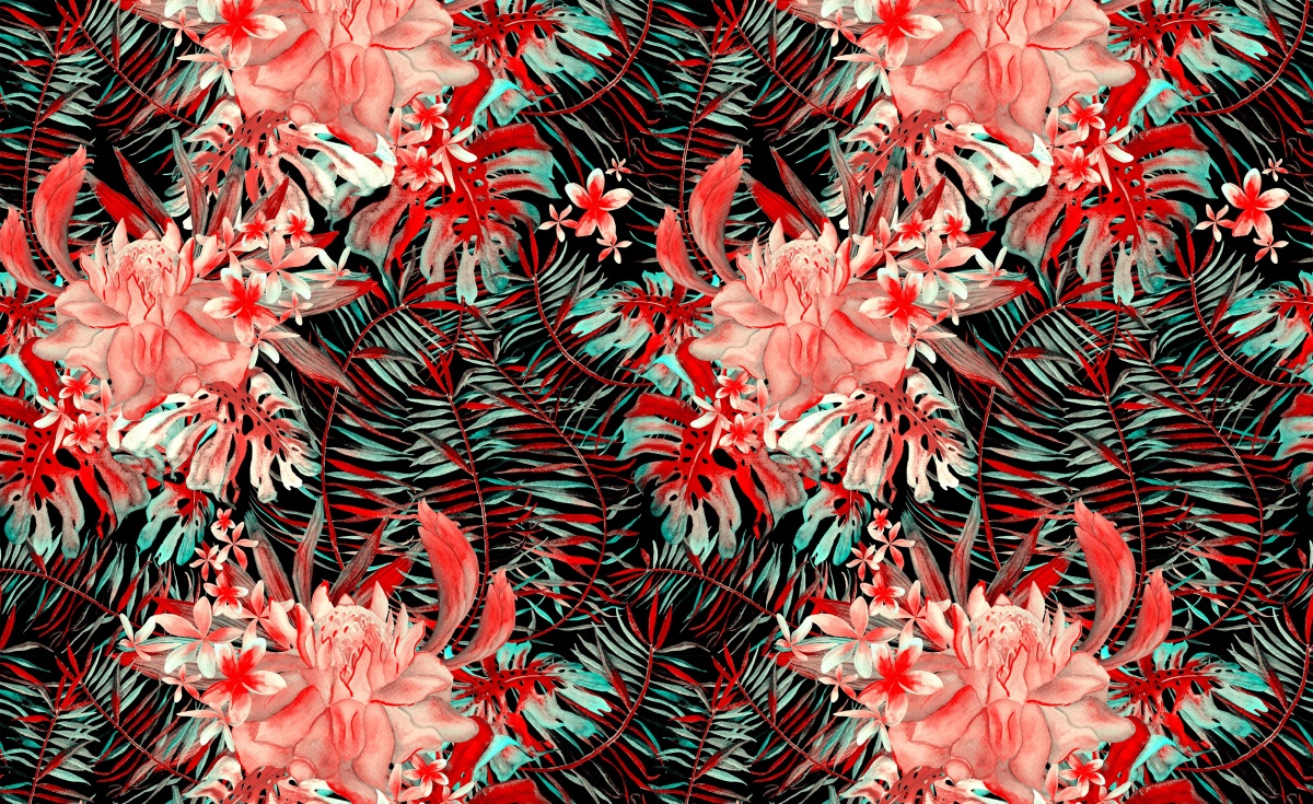 

Fototapeta Flizelinowa Wzór w kwiaty - 416x254