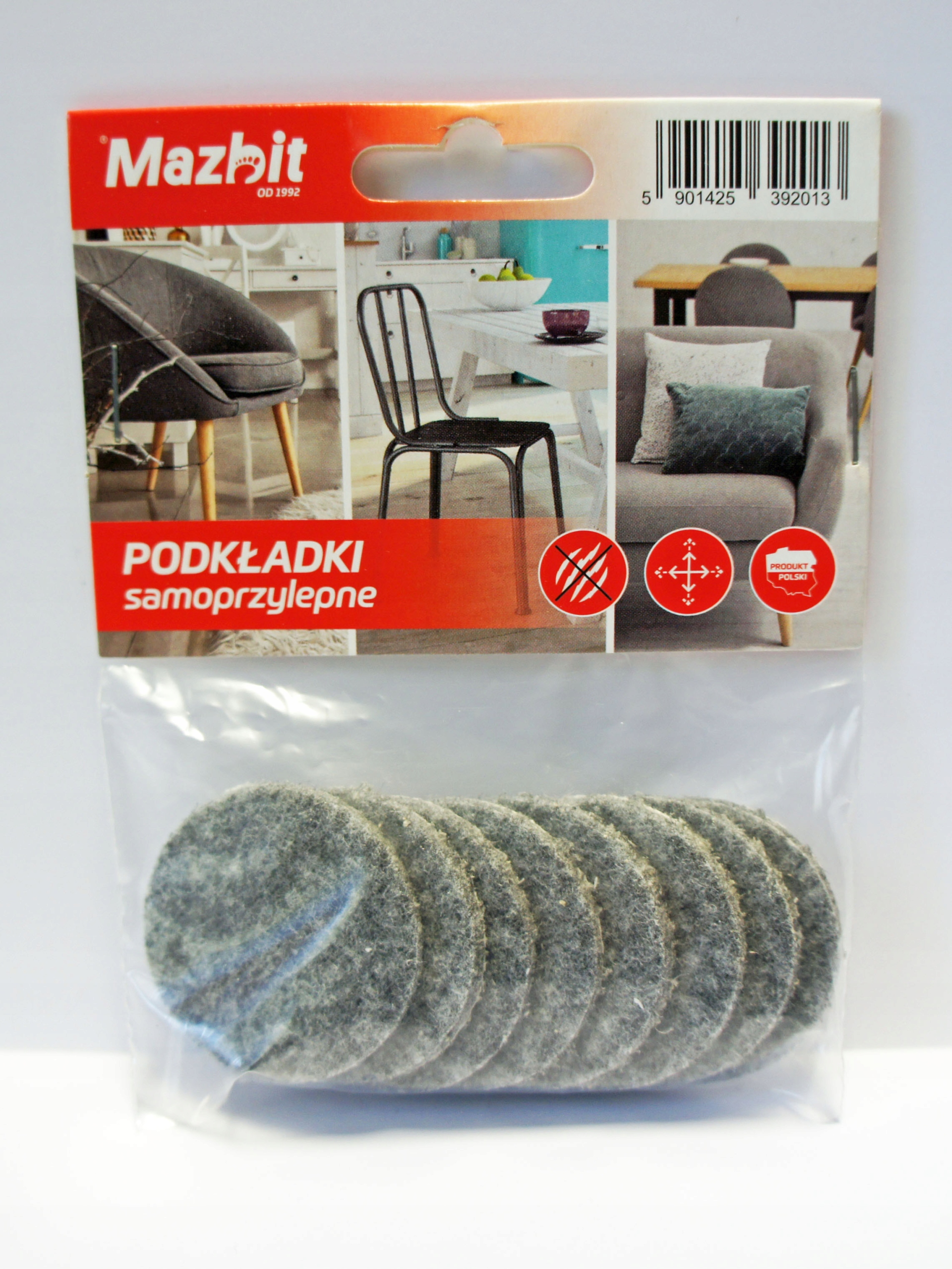 

Samoprzylepne Filcowe Podkładki Pod Meble 38mm