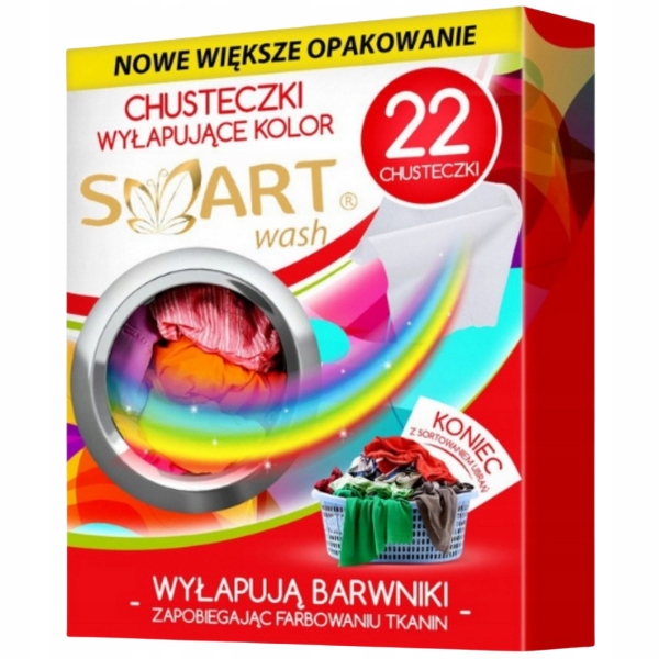 

Chusteczki do prania wyłapujące 22 szt