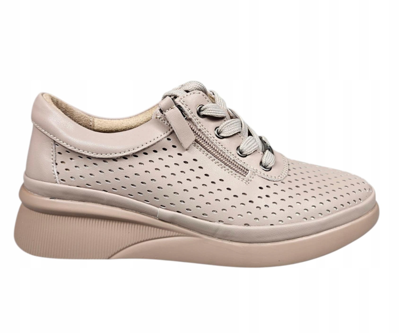 Vinceza Dámské Tenisky Polobotky Kůže 79565 Be vel. 40