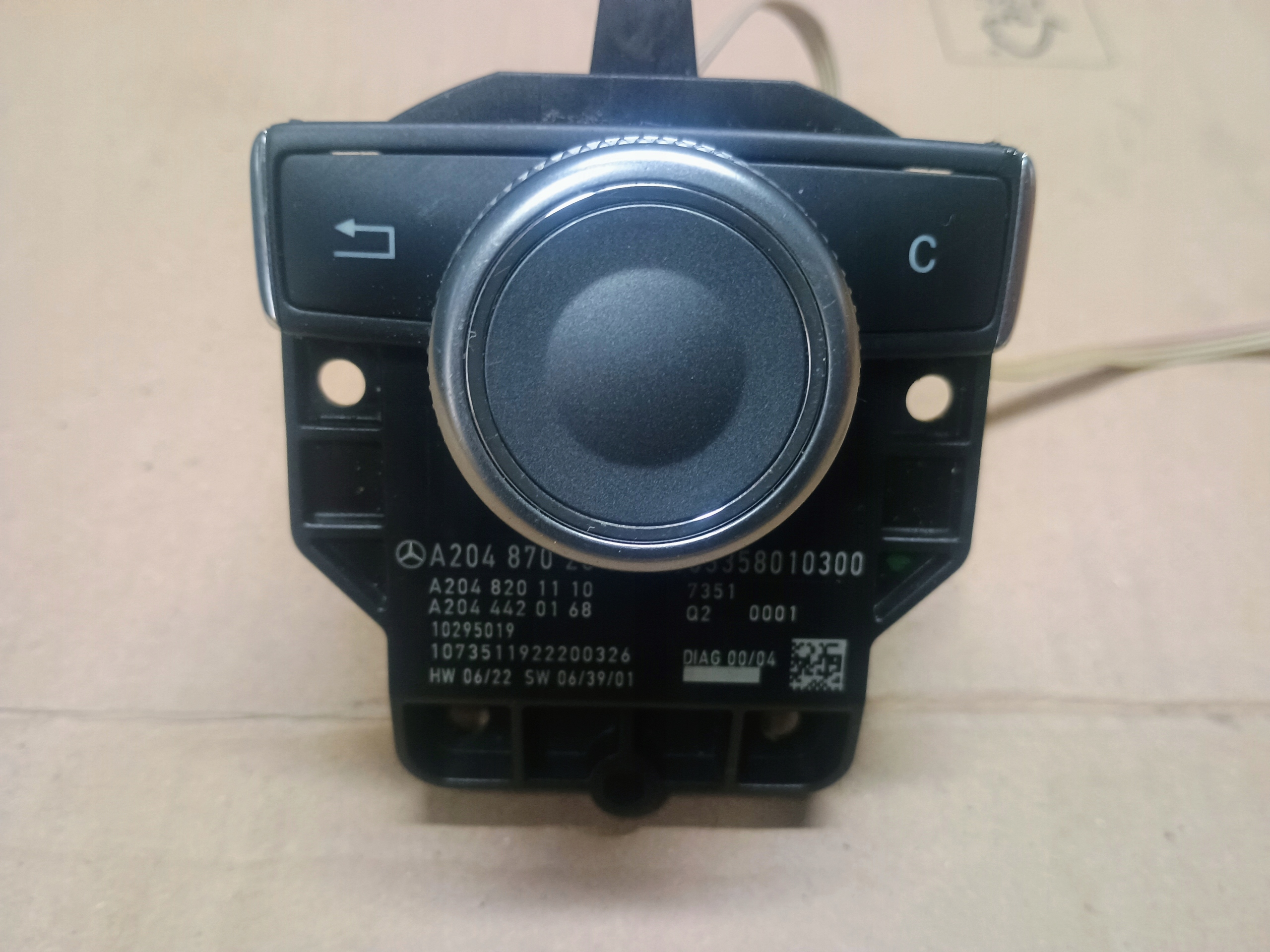 PANEL KONTROLER IDRIVE MERCEDES W204 A2048702058