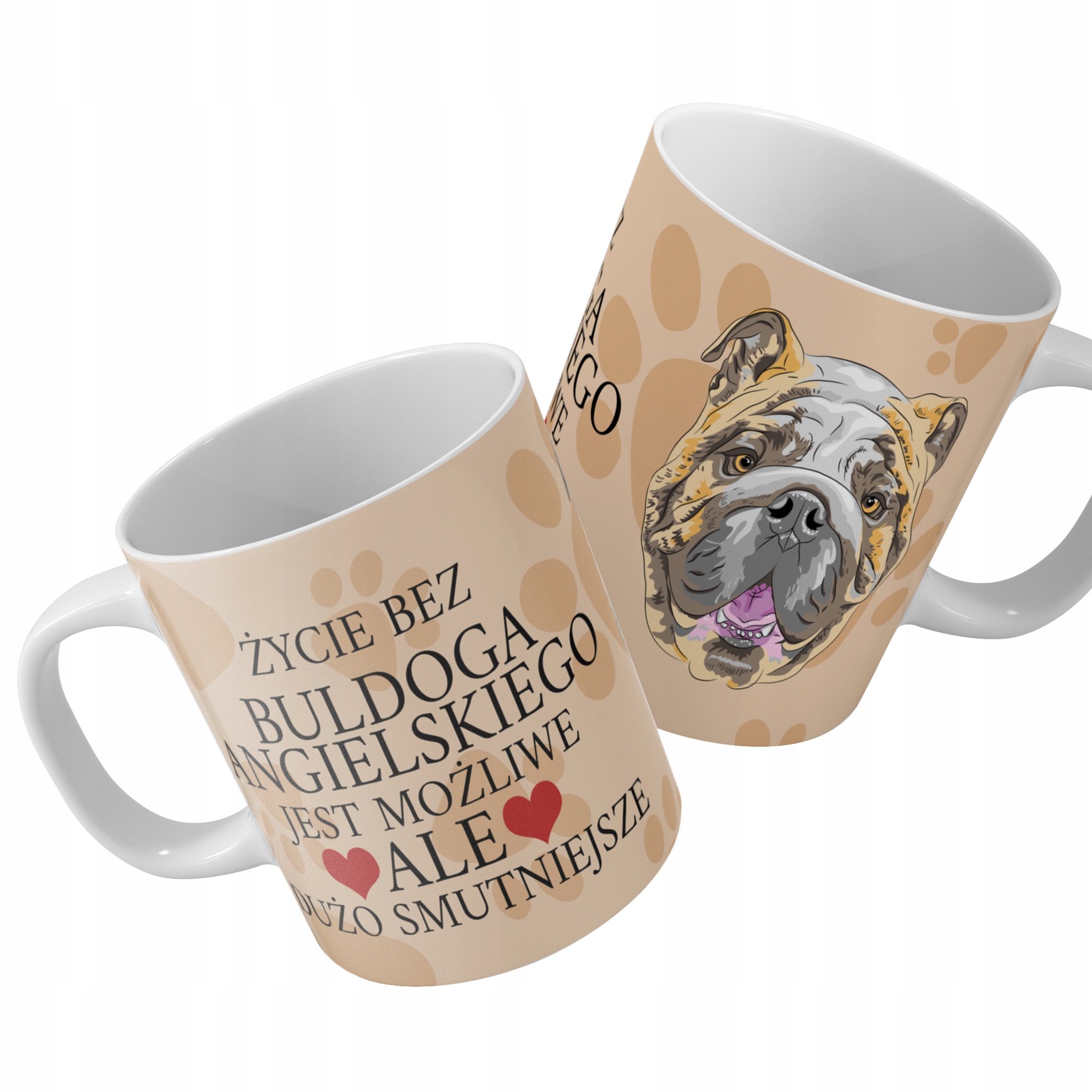 

Kubek Na Prezent dla Psiary Buldog Angielski Wzory