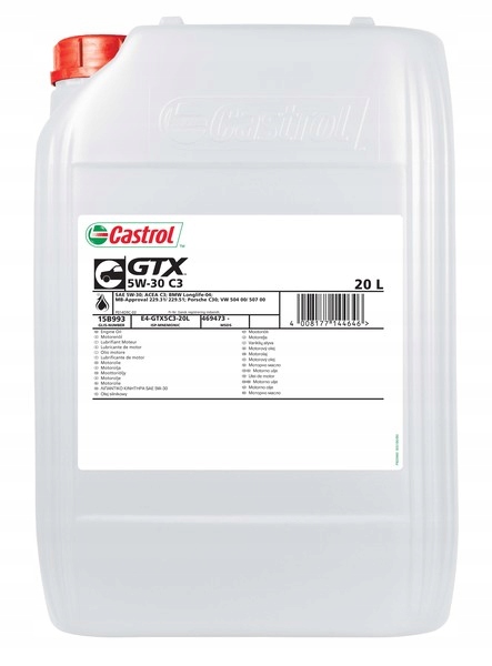 Olej Castrol Gtx 5W30 C3 20L