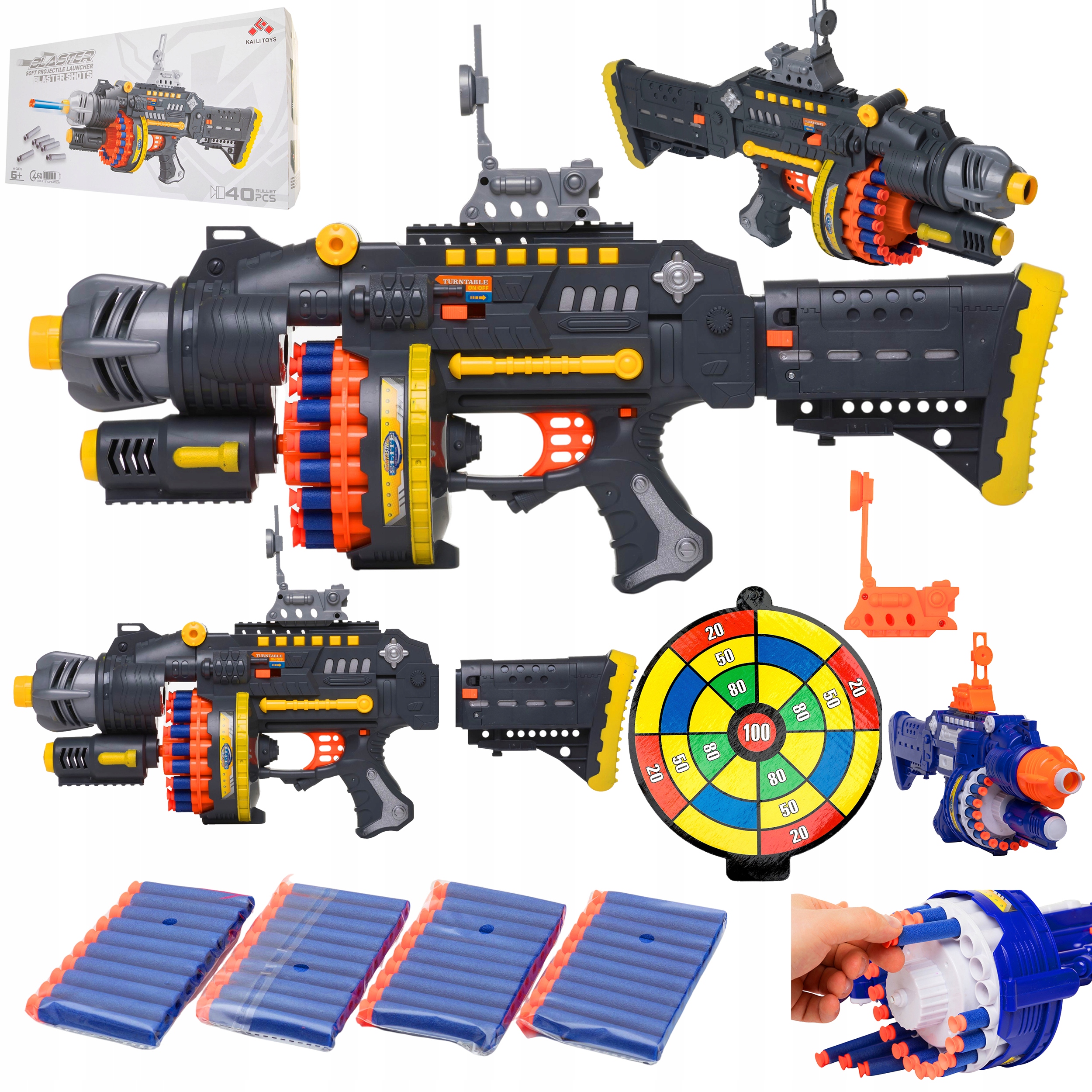 KARABIN MASZYNOWY WYRZUTNIA WYRZUTNIA 40X NABOJE