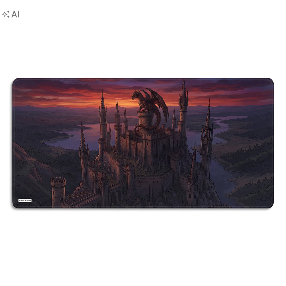 Velká Podložka Pod Myš 4 mm Tloušťka Kvalita 120 x 60 cm KBcustom Dárek Speed