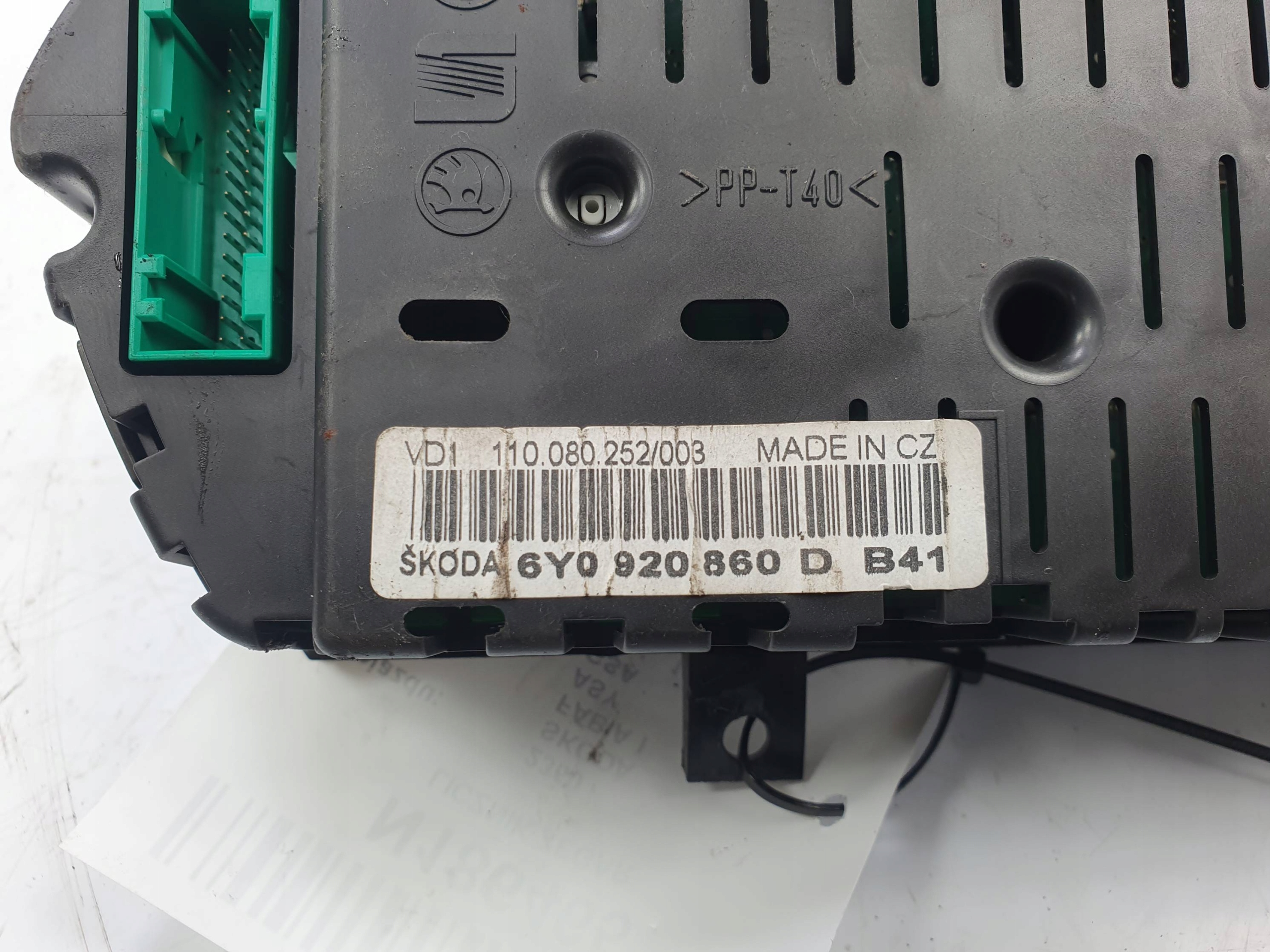 dials clock 6Y0920860D SKODA FABIA and