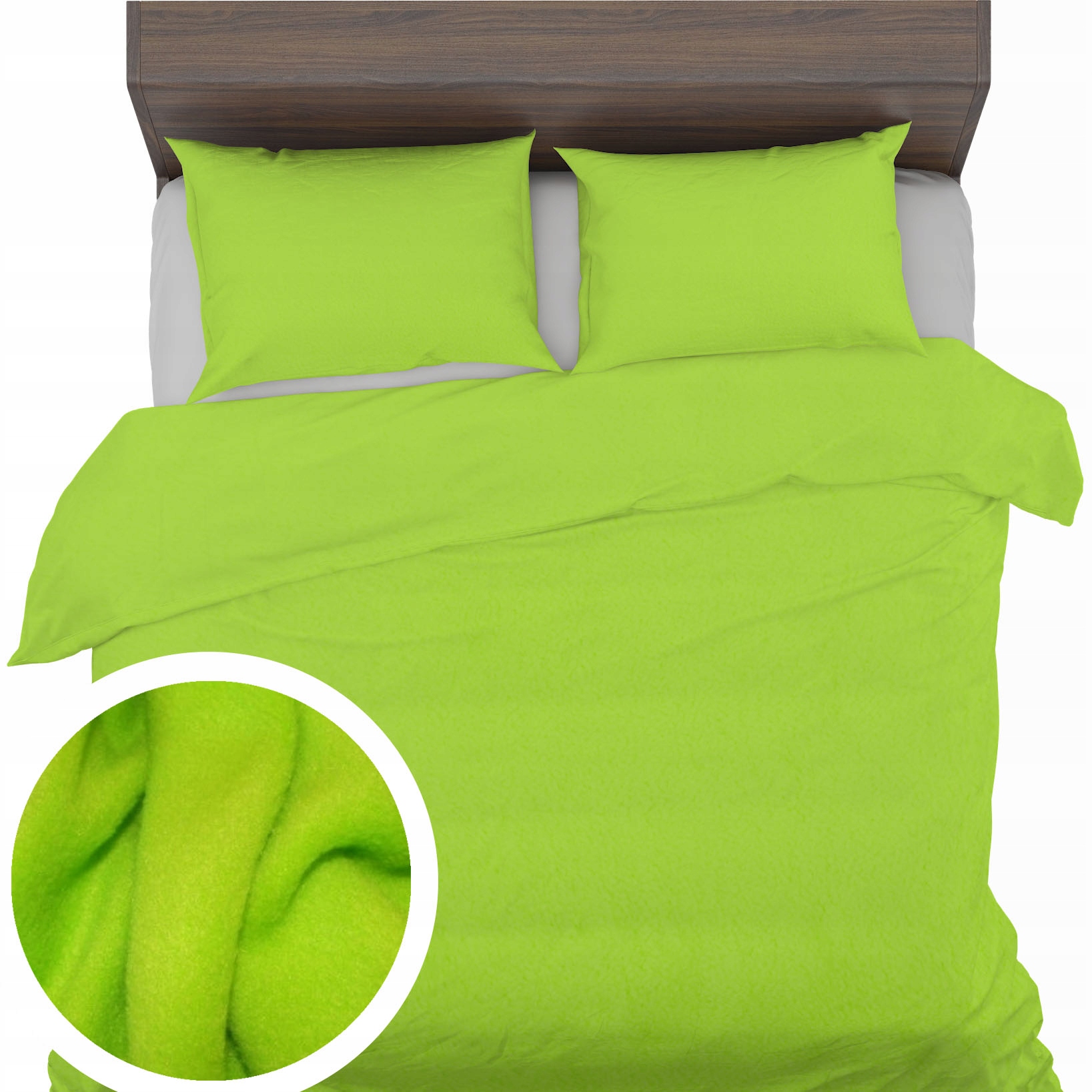 Flísové Povlečení 180x200+2x70x80 Měkké Teplé Fleece 1 barva