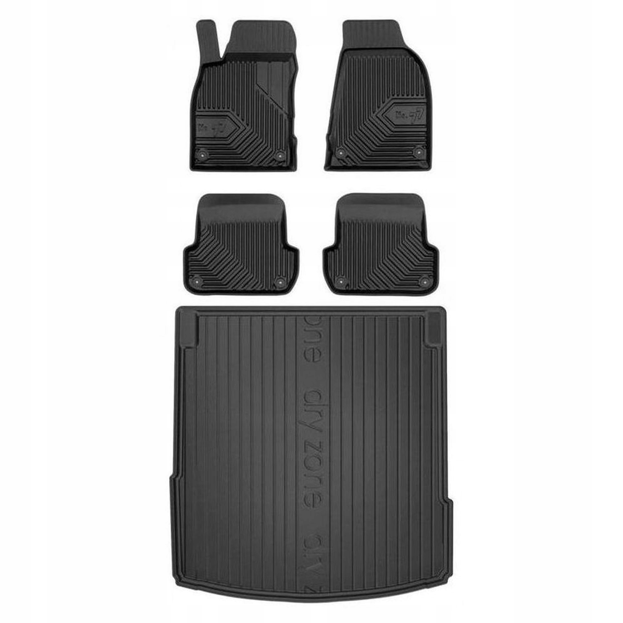 Gumová sada kobercov a rohoží Audi A4 B7 2004-2008