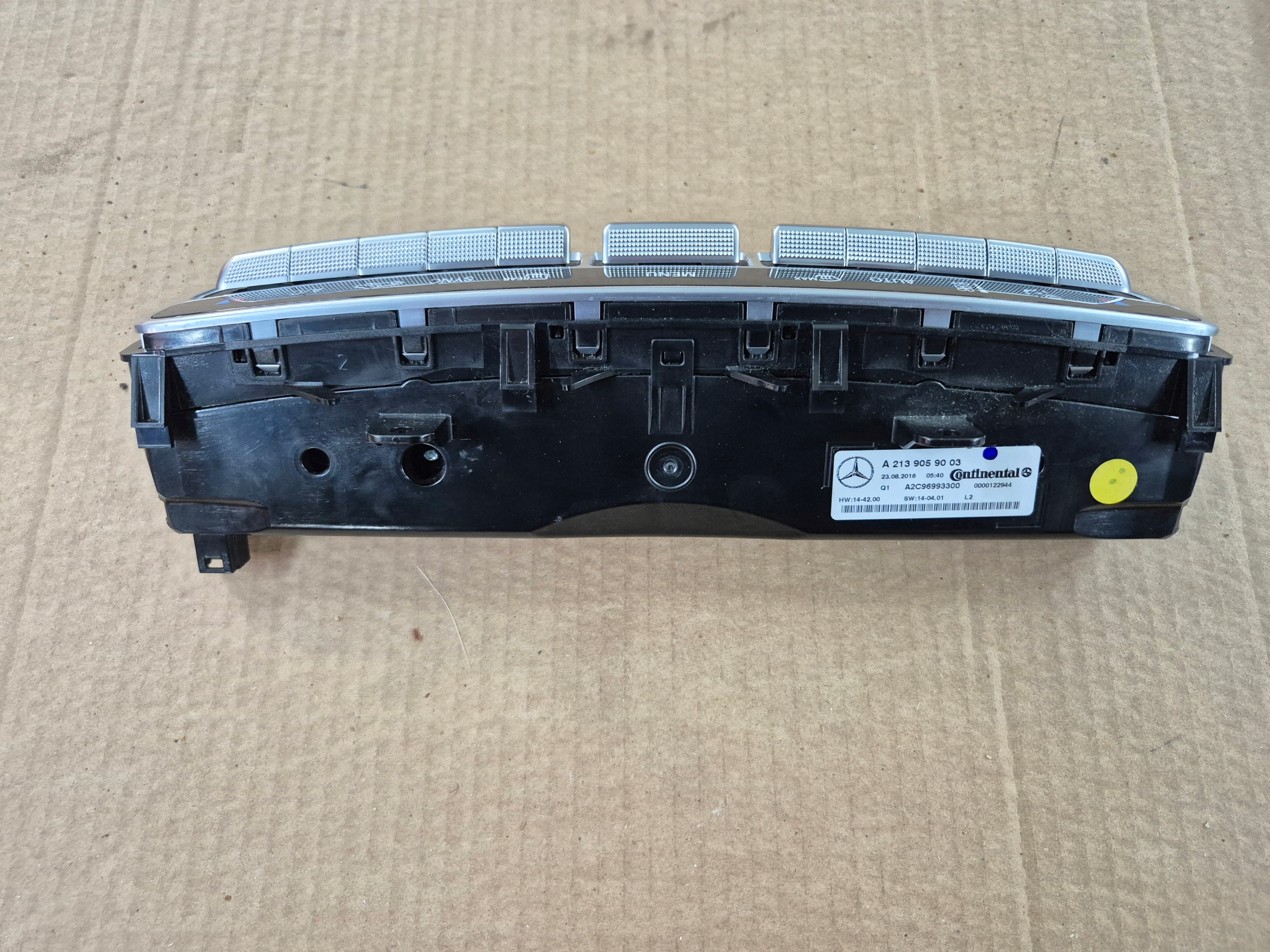 PANEL ovladac klimatizaci A2139059003 MERCEDES W213