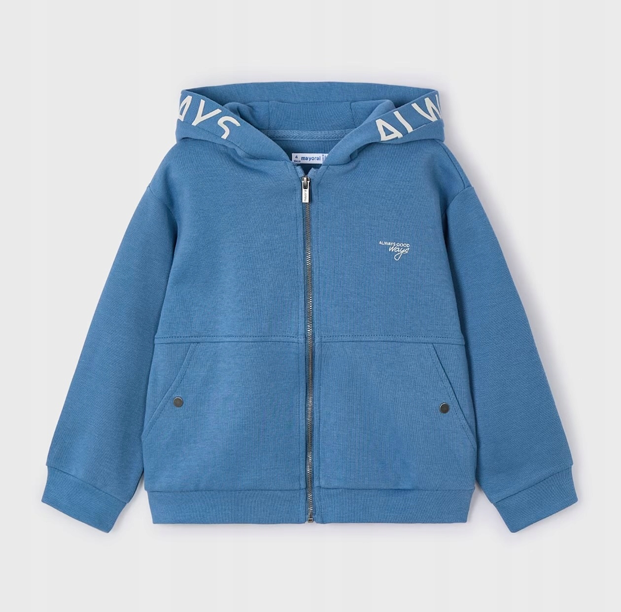 Mayoral bluza rozpinana chłopięca bawełniana dresowa nieocieplana r.140