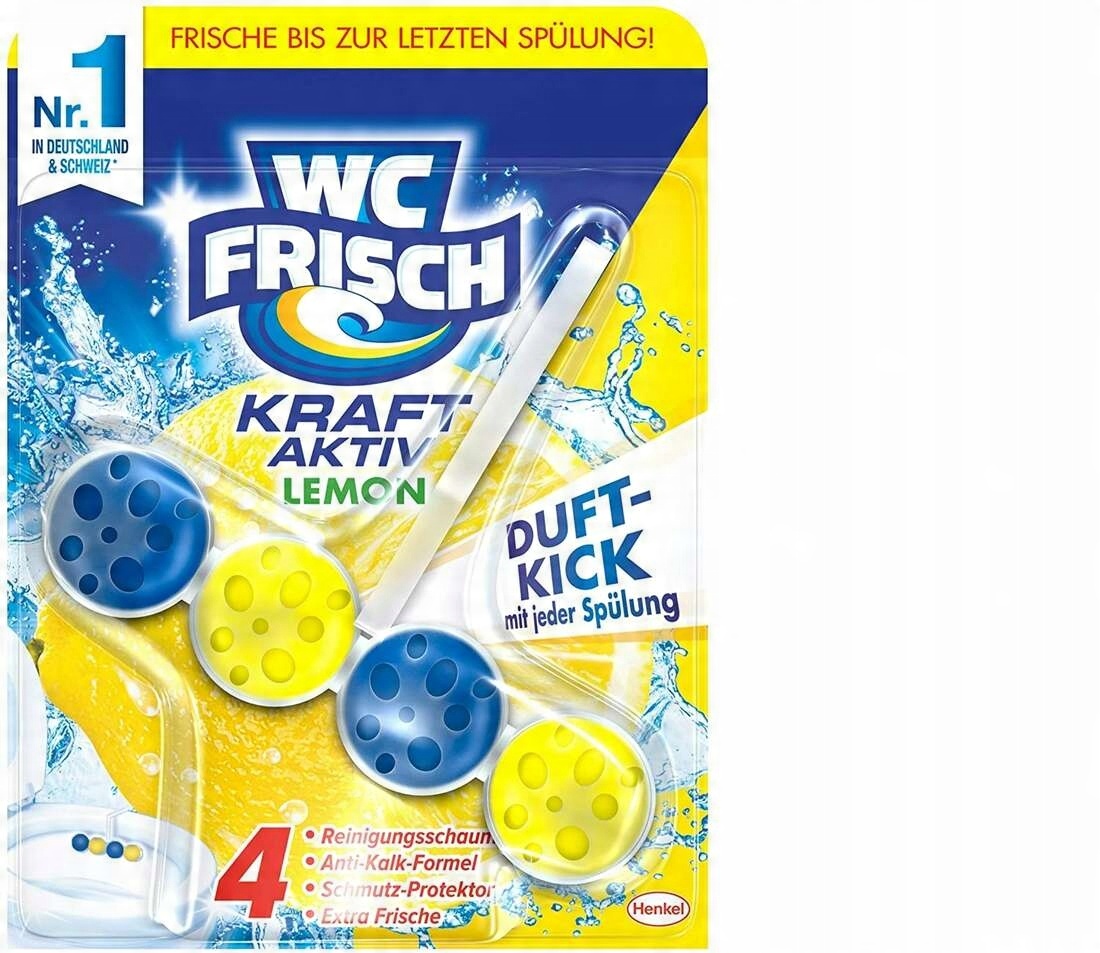 

Wc Frisch Kraft-Aktiv Lemon, Zawieszka do Wc 1 szt