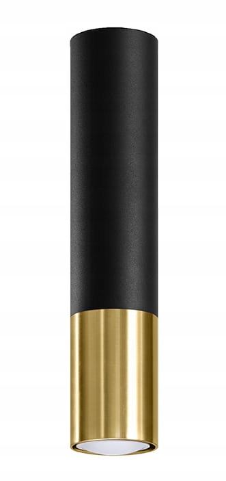Sollux Stropní Svítidlo Loopez černá/zlatá model SL.0951