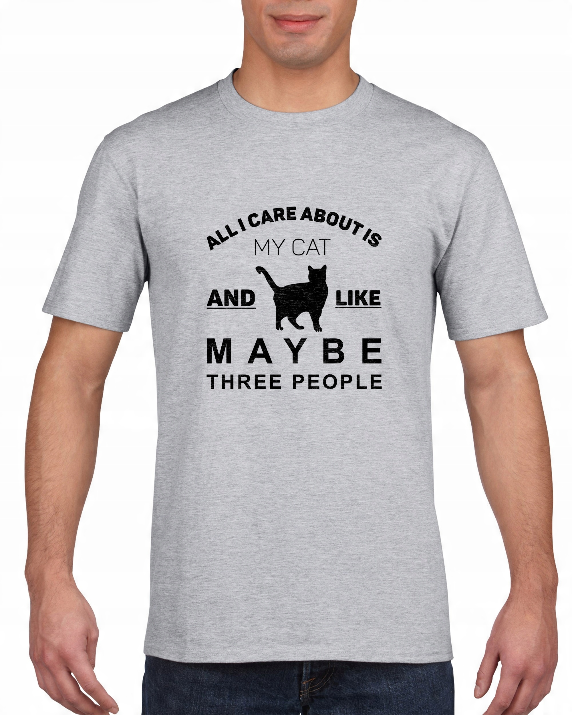 

Koszulka męska All I care about is my cat L