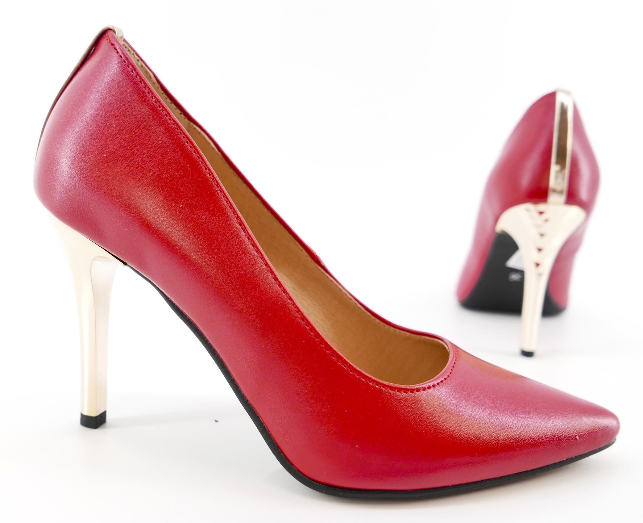 Skorpio Polské Dámské Lodičky Červené R38