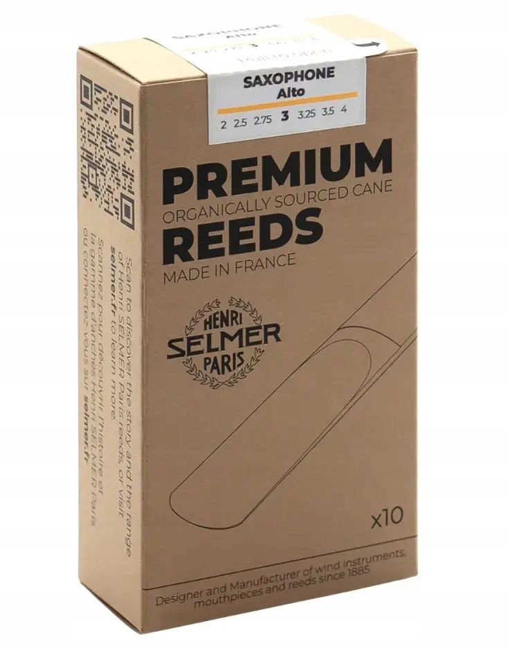Prémiové plátky pro alt saxofon Henri Selmer Paris č. 2.0 10 ks