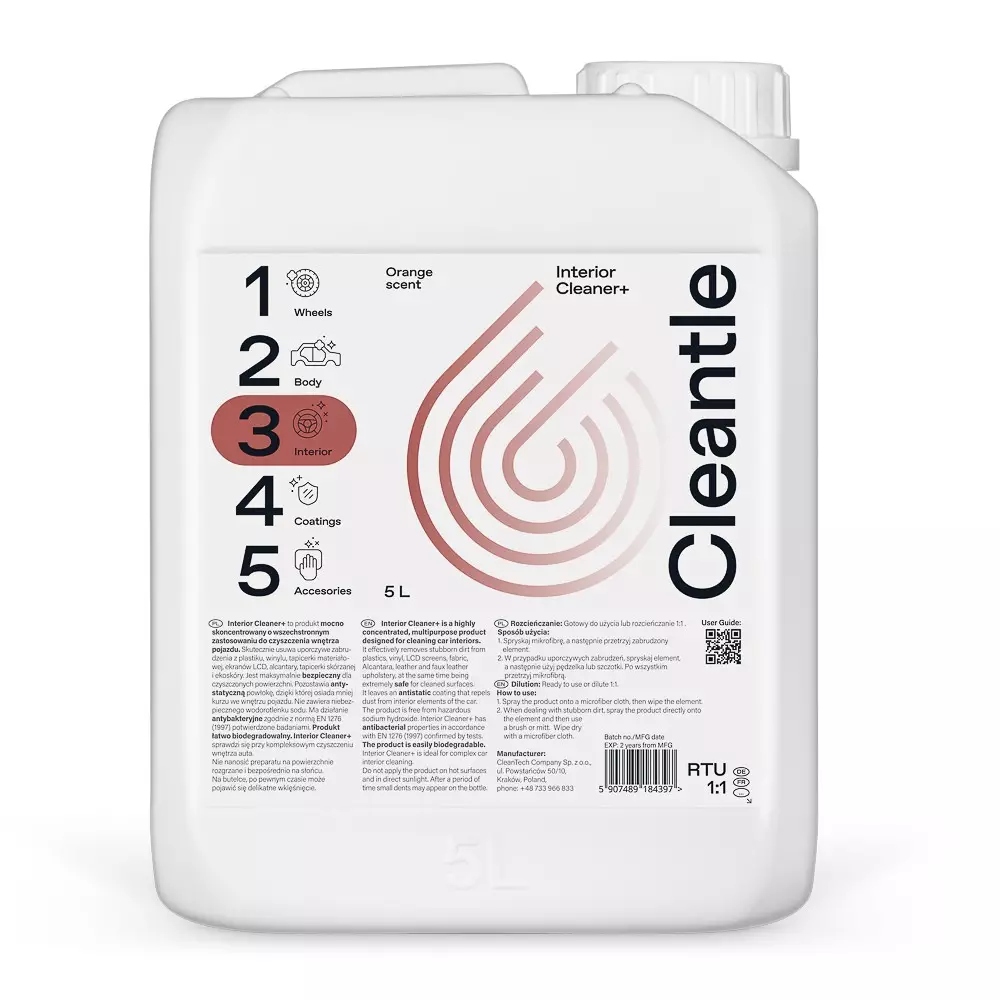 

Cleantle Interior Cleaner+ 5L