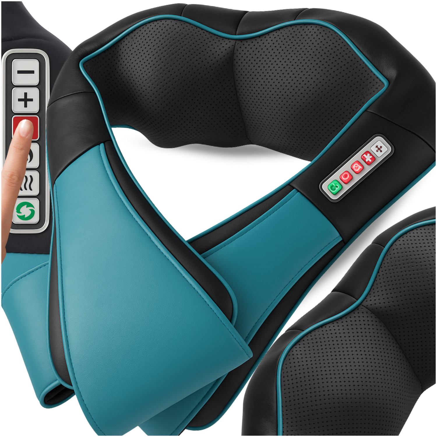 Masażer Do Szyi Karku Ciała Stóp Pleców Nóg Shiatsu Pas Masujący Grzejący