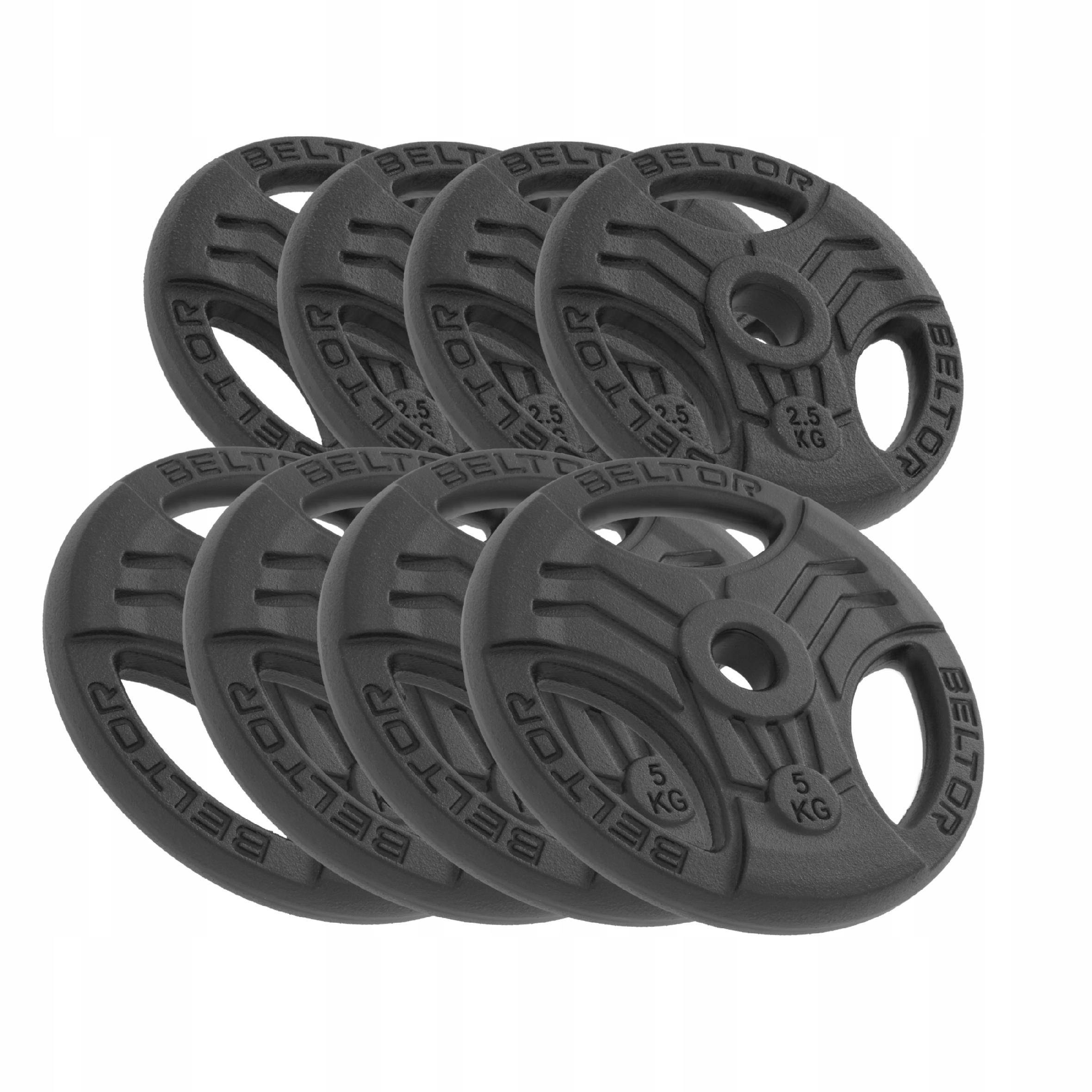 Beltor Zestaw 30KG Obciążenie Żeliwne Fastgrip Kierownica 51,5MM