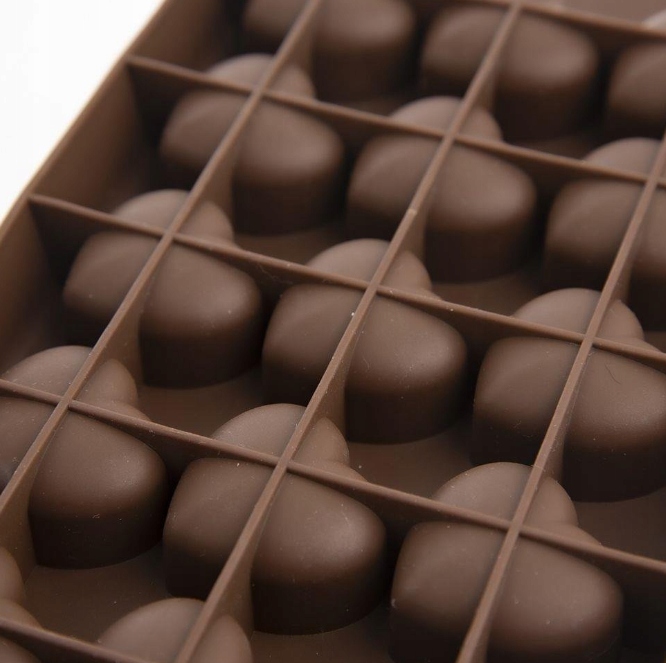 FOREMKA SILIKONOWA NA CZEKOLADKI PRALINKI LÓD 22x11cm OLDMAN SERCE FORMA Marka inna