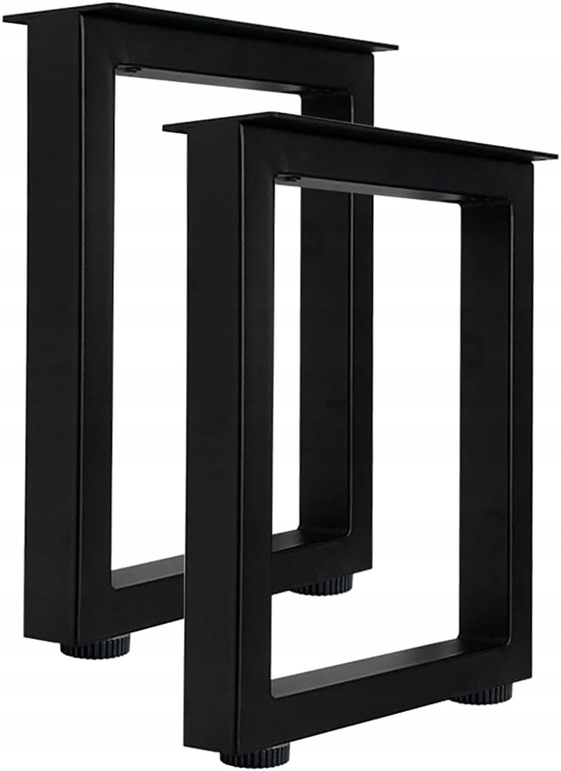 Jahof stolové nohy kovové obdĺžnikové 30x40 cm 2 ks stolík konferenčná lavička