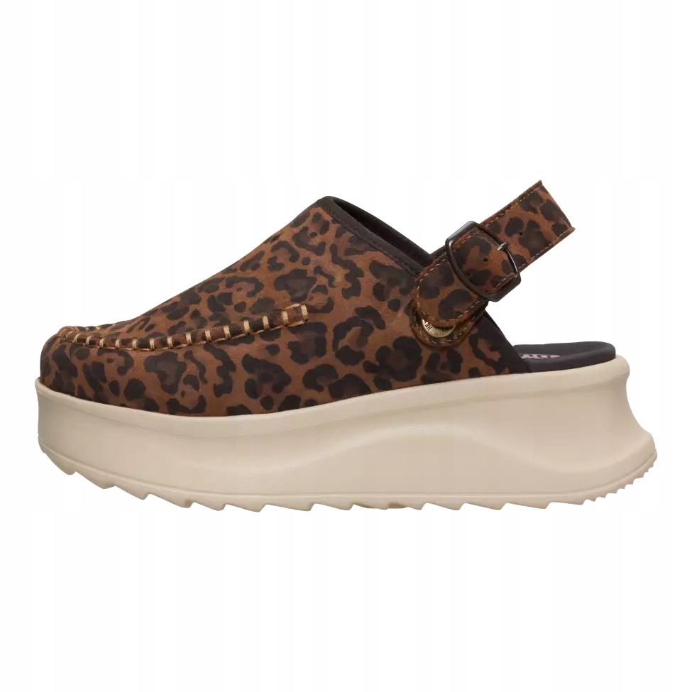 HeyDude Damskie Lekkie Buty Klapki Platform Delray Suede Clog 39