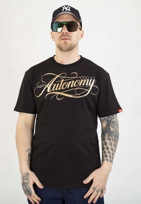 Tričko Street Autonomy Mils black gold