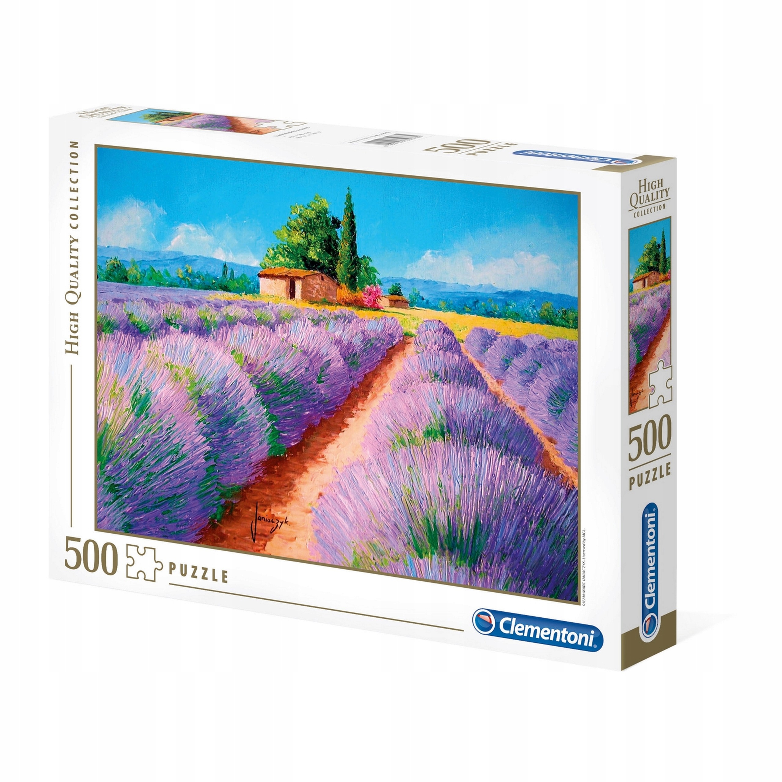 

Puzzle 500 elementów widok z lawendą