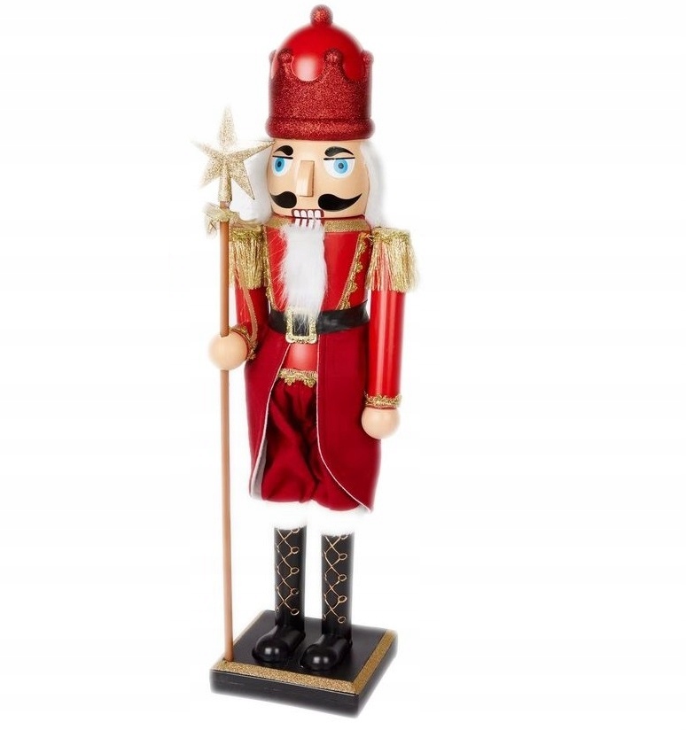 

Duży Dziadek Do Orzechów 79 cm Król XL czerwony br