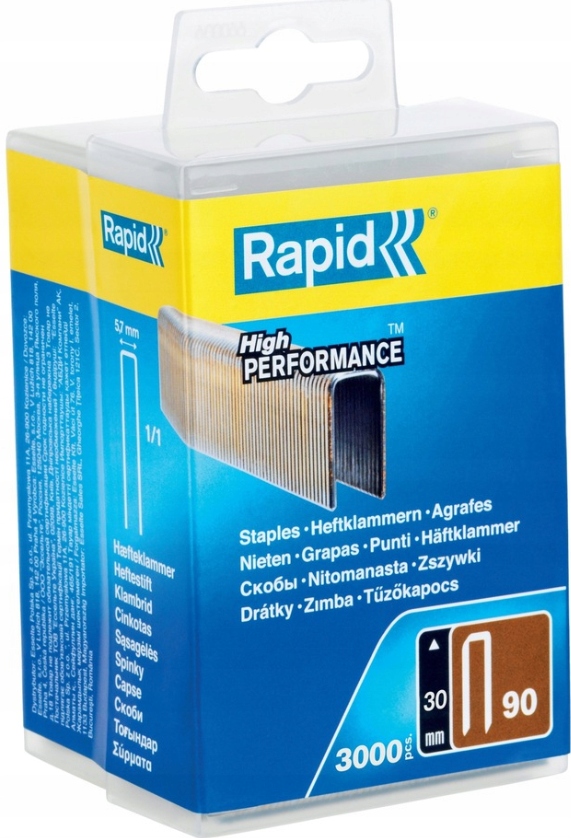 Pryskyřičné Sponky 90/30 MM Úzká Korunka 3000 Ks