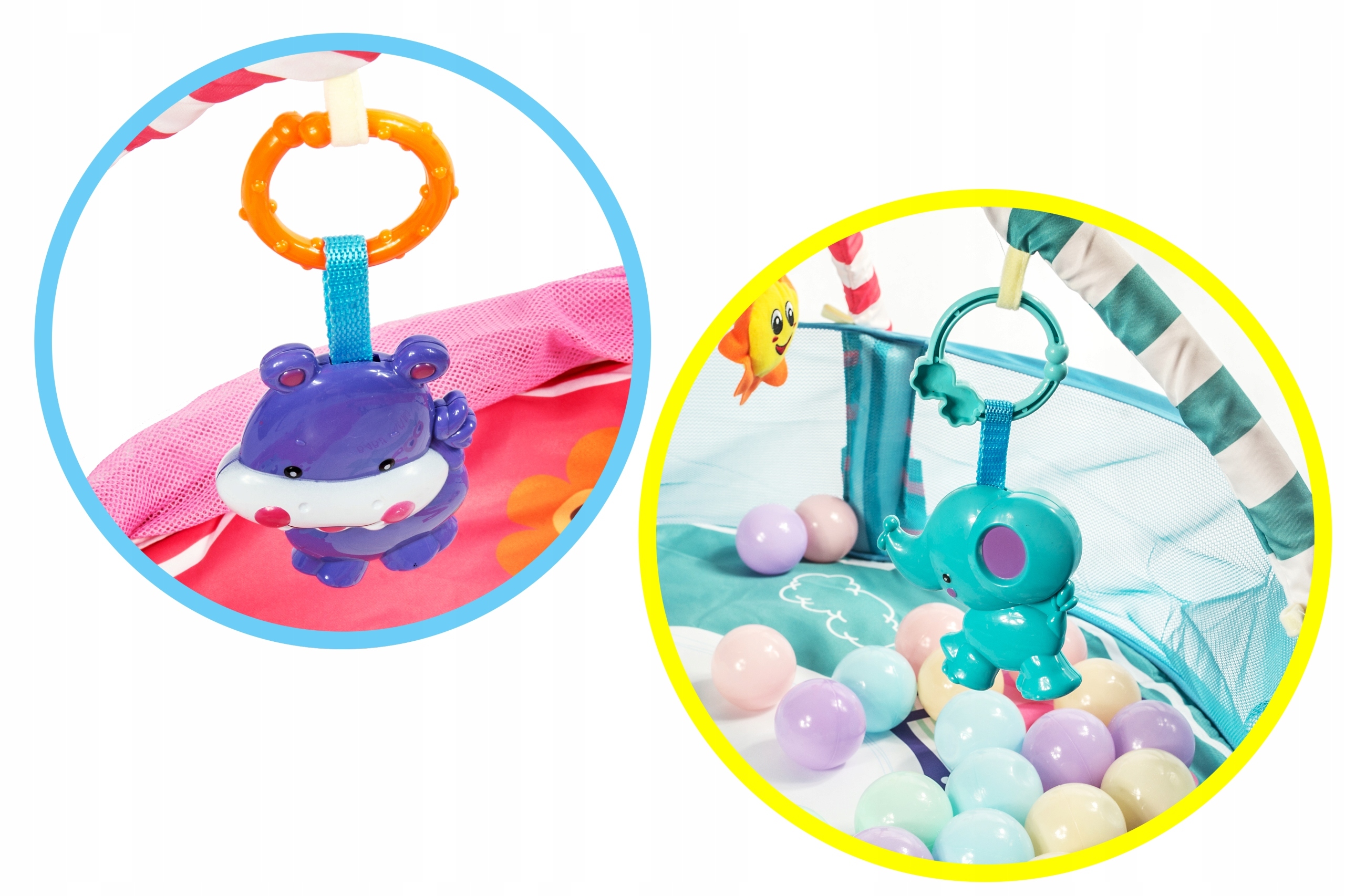 MATA EDUKACYJNA PIŁKI POZYTYWKA MUZYKA KOJEC BASEN Marka Huanger