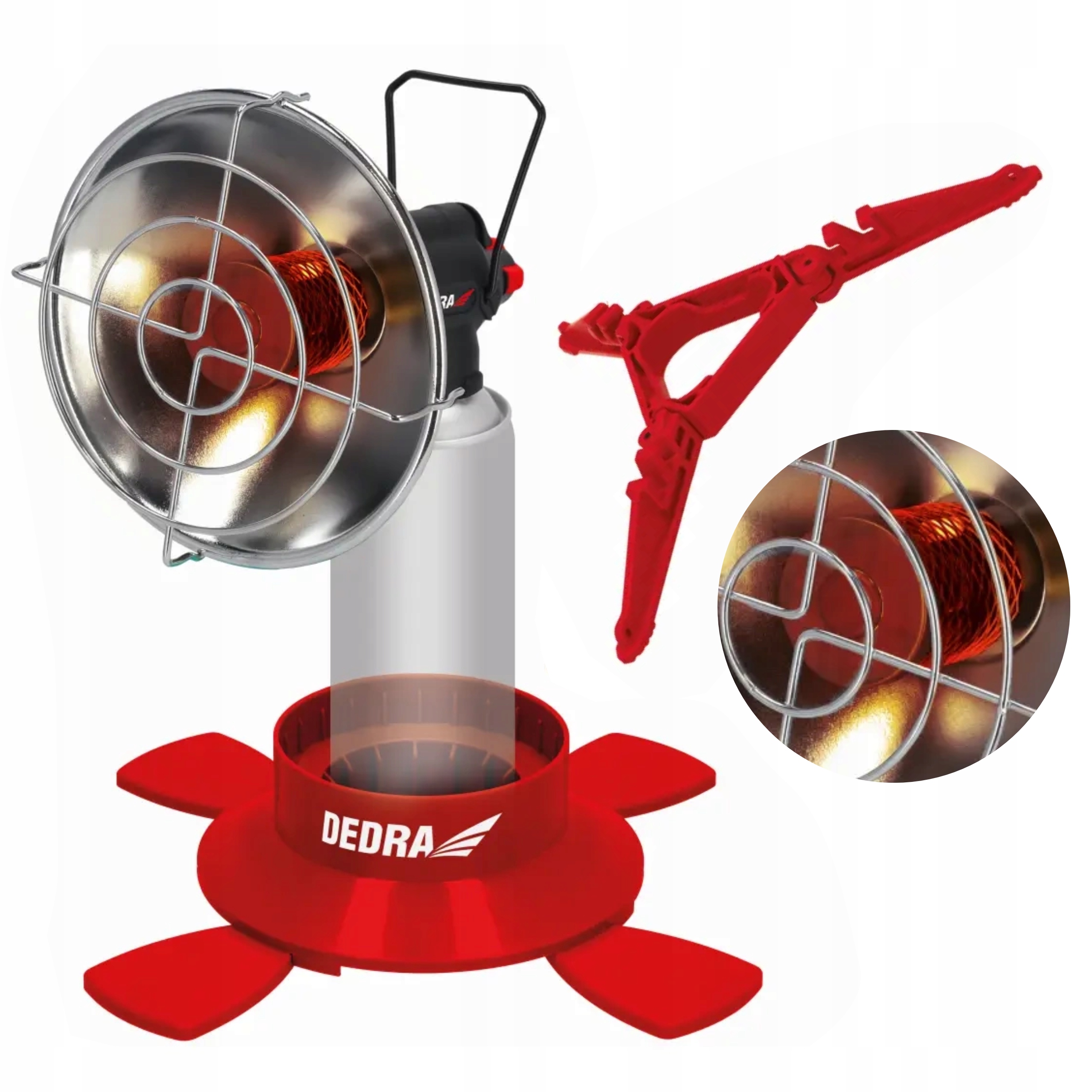 Dedra Turistický Plynový Zářič Na Kartuši 7/16" Piezo 31A008