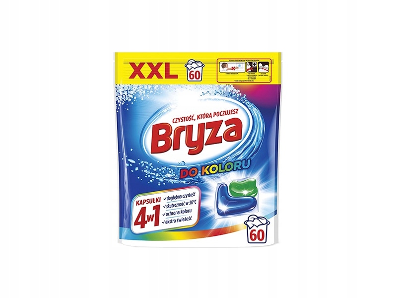 

Kapsułki do prania Bryza 4w1 Color 60 szt.