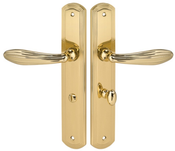 Kľučka na štítku Tupai 1911-01, zámok Wc, zlato