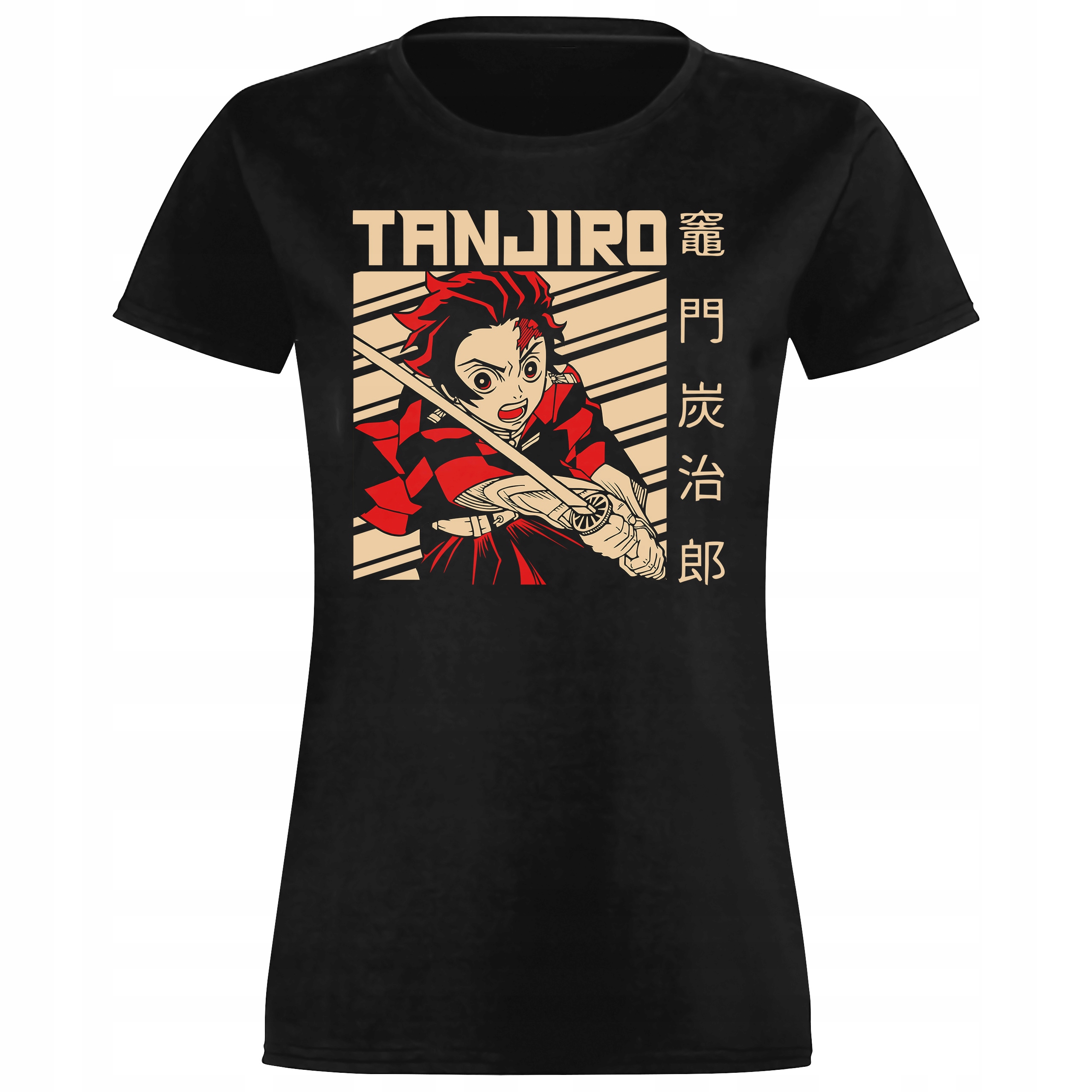 

Damska Koszulka T-shirt Demon Slayer Tanjiro L