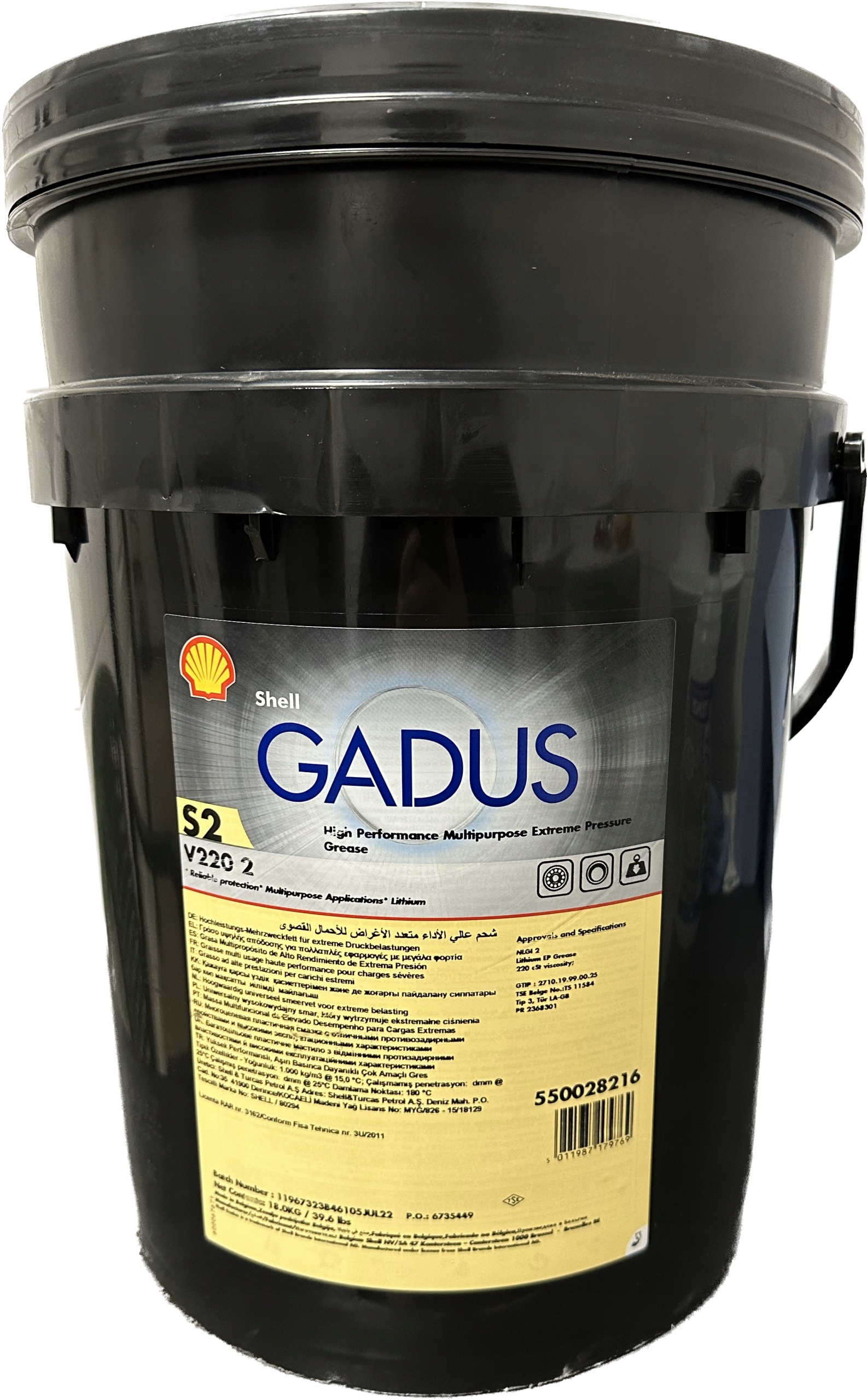 

Shell Gadus S2 V220 2 18KG.