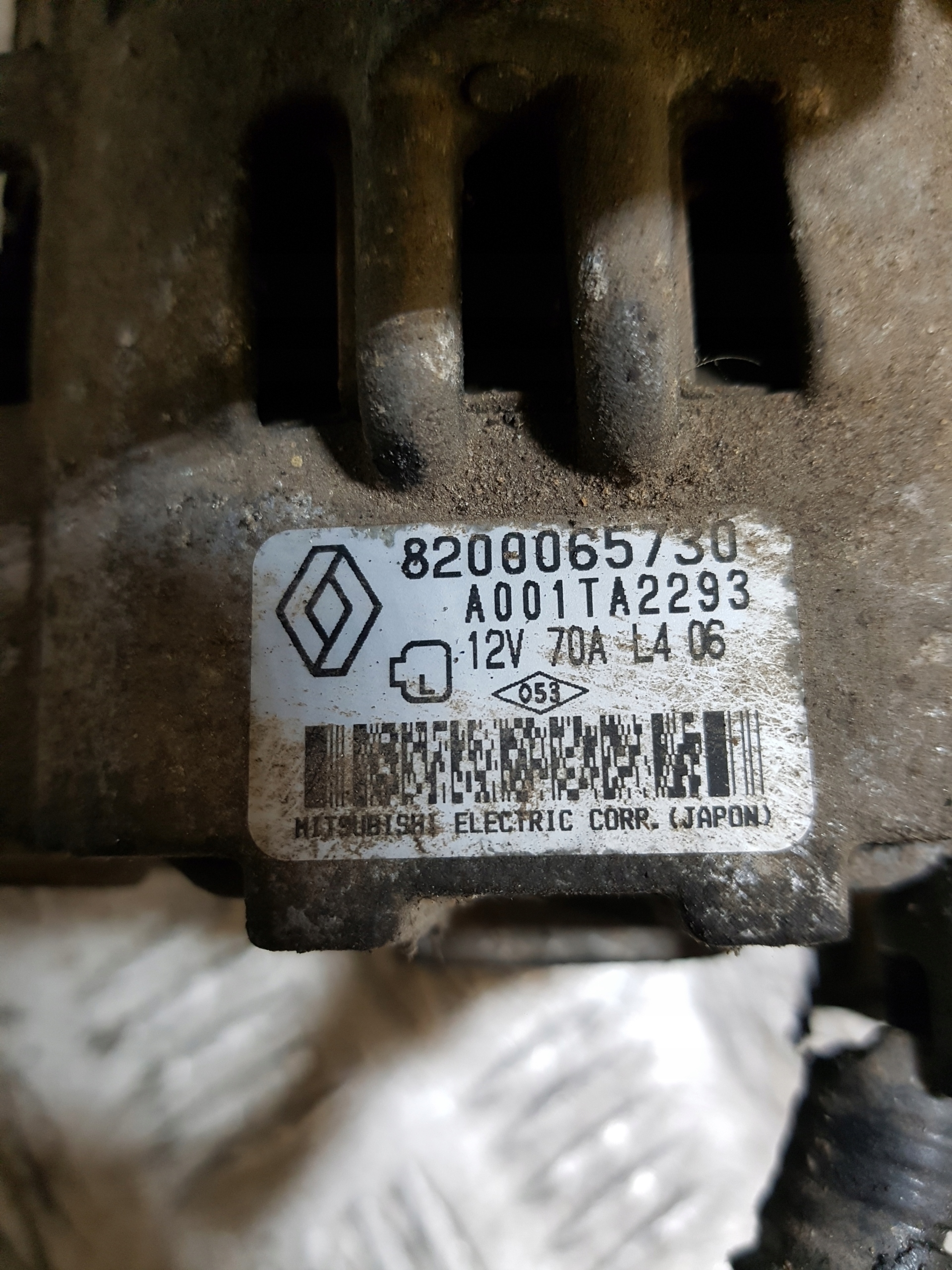 ALTERNATOR RENAULT CLIO 2 LIFT 1.2 B 8200065730