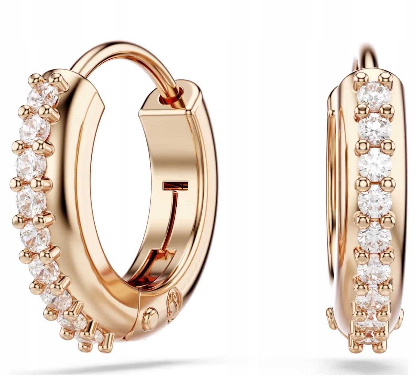 Náušnice Swarovski 5690669 Matrix Kreole S Krystaly