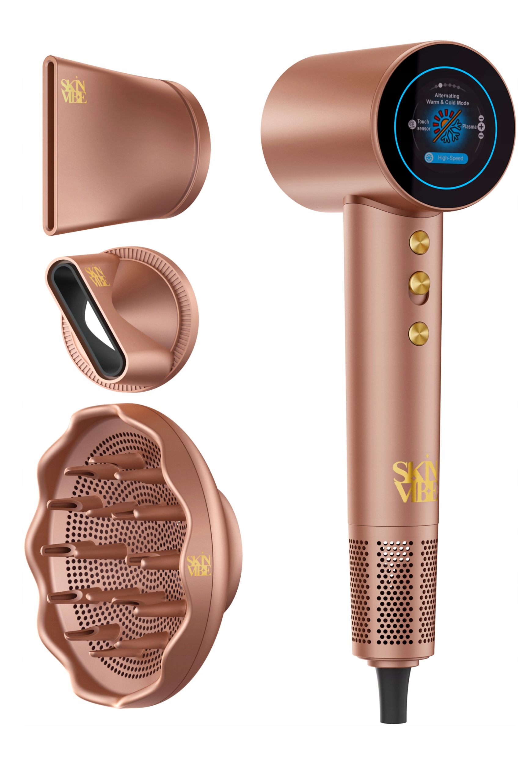 Sušička vlasov SkinVibe Aurea Family x Plasma Mocha Mousse