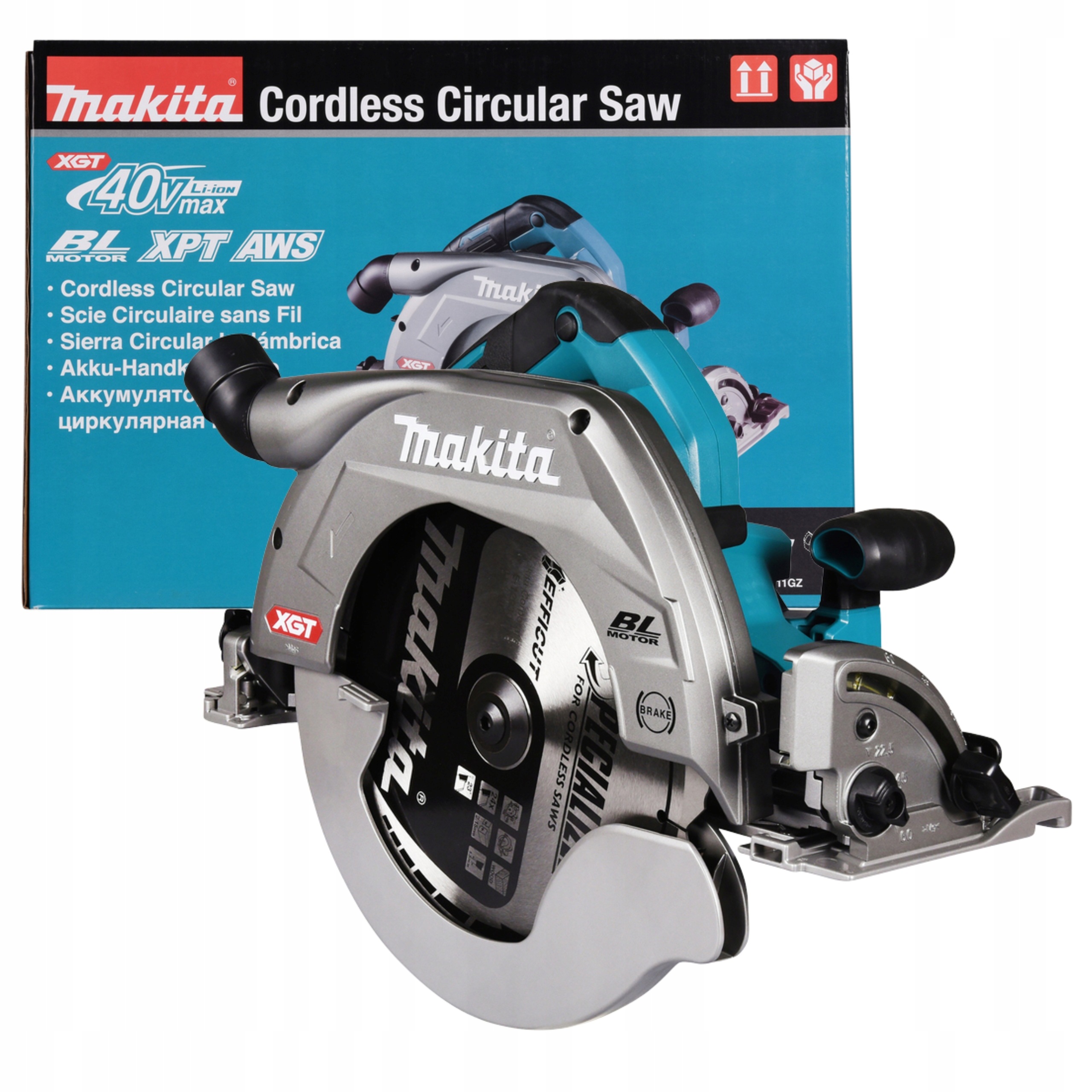 Makita HS011GZ Pilarka Tarczowa Akumulatorowa 260 270 MM 40V Xgt Body