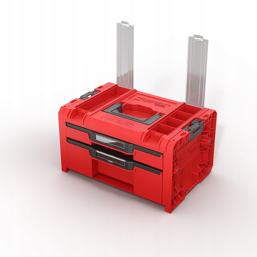 Skrzynia Narzędziowa szuflady Pro Drawer 2 2.0 Profi Expert Red Qbrick