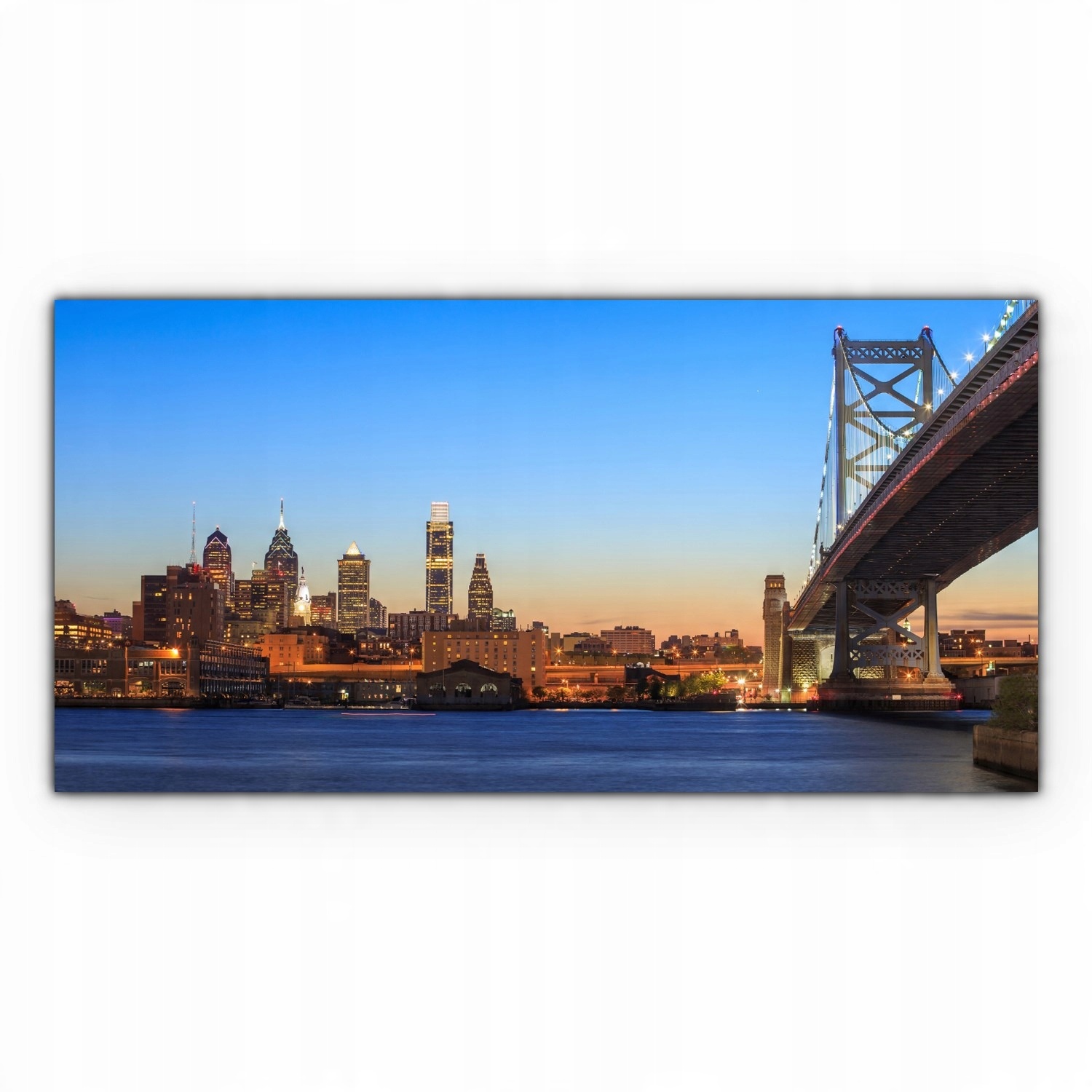 

Canvas na ramie ścienny 140x70 Philadelphia Miasto
